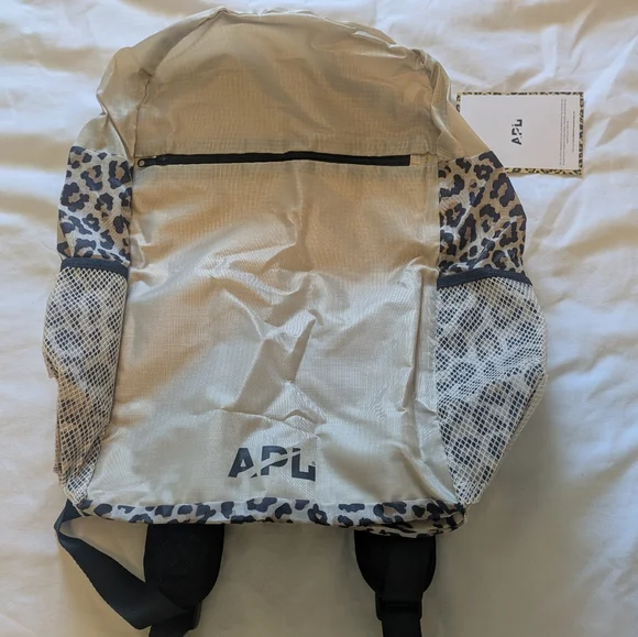 APL Leopard Print Packable Travel Backpack - Picture 3 of 10